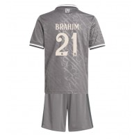 Real Madrid Brahim Diaz #21 3rd trikot Kinder 2024-25 Kurzarm (+ Kurze Hosen)